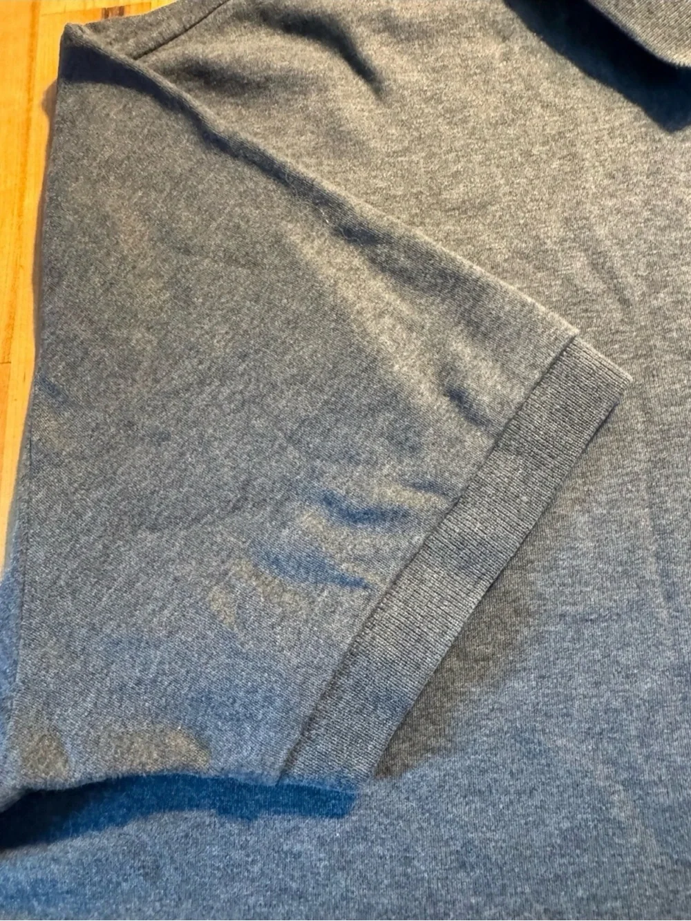 Polo by Ralph Lauren Men’s L Gray Cotton Polo Shirt Minimalist Y2K